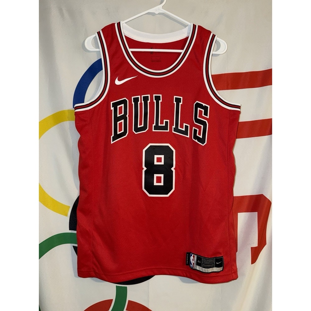 Nike Chicago Bulls Zach Lavine Wingman Basketball Jersey Medium Red NBA